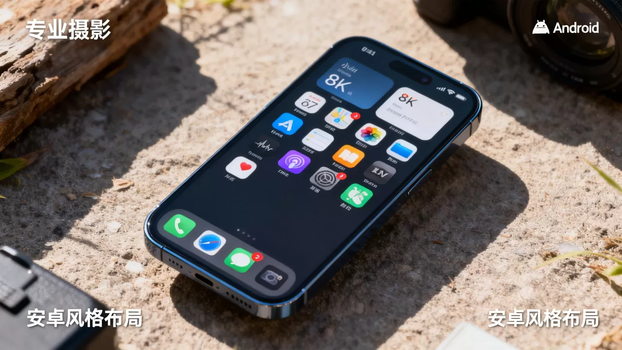 iphone桌面像安卓怎么设置，iphone桌面布局