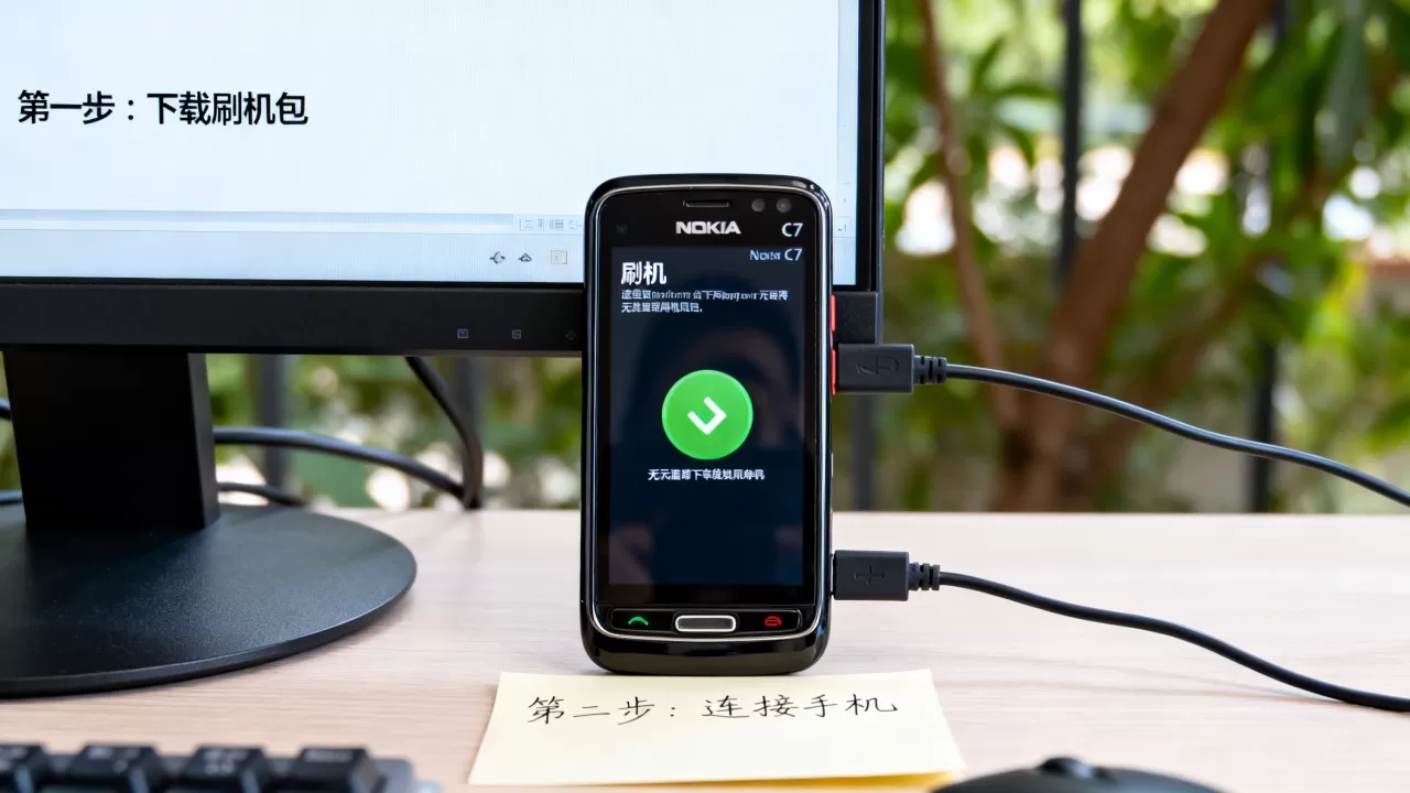 nokia c7刷机教程，nokia c7怎么刷机