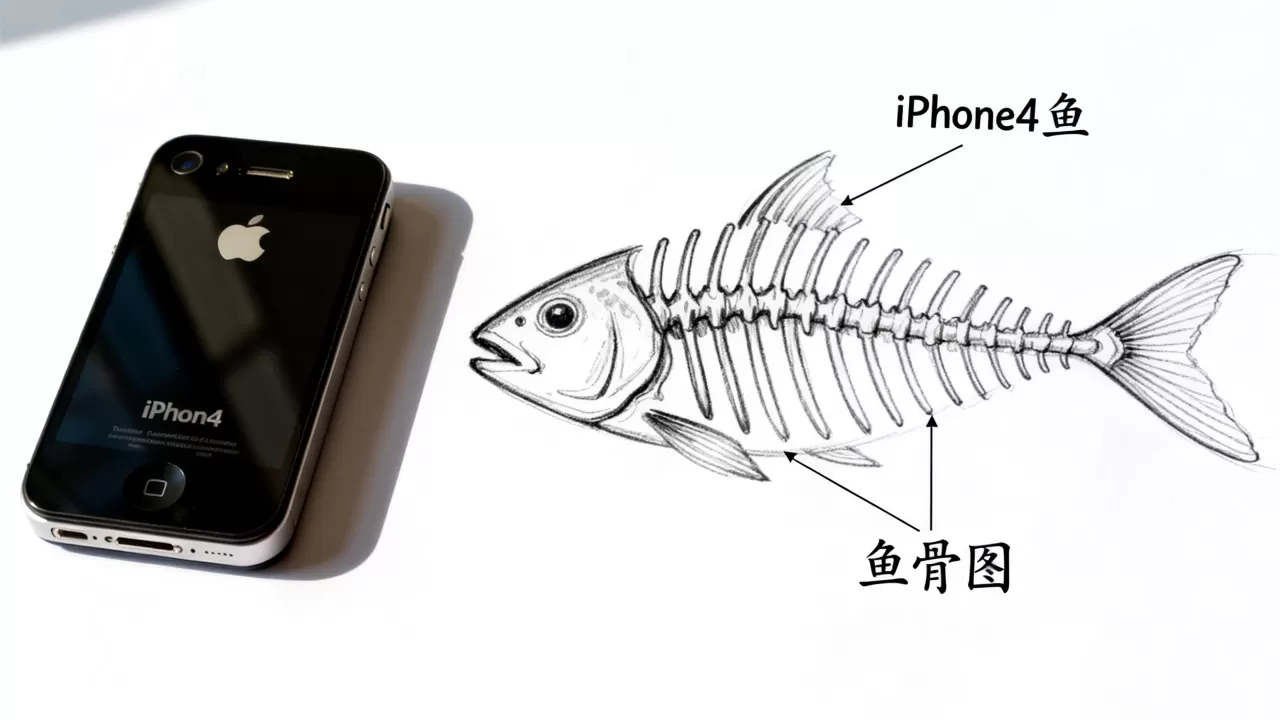 iphone4鱼是什么?苹果iPhone4鱼骨图 iphone4鱼是什么?苹果iPhone4鱼骨图