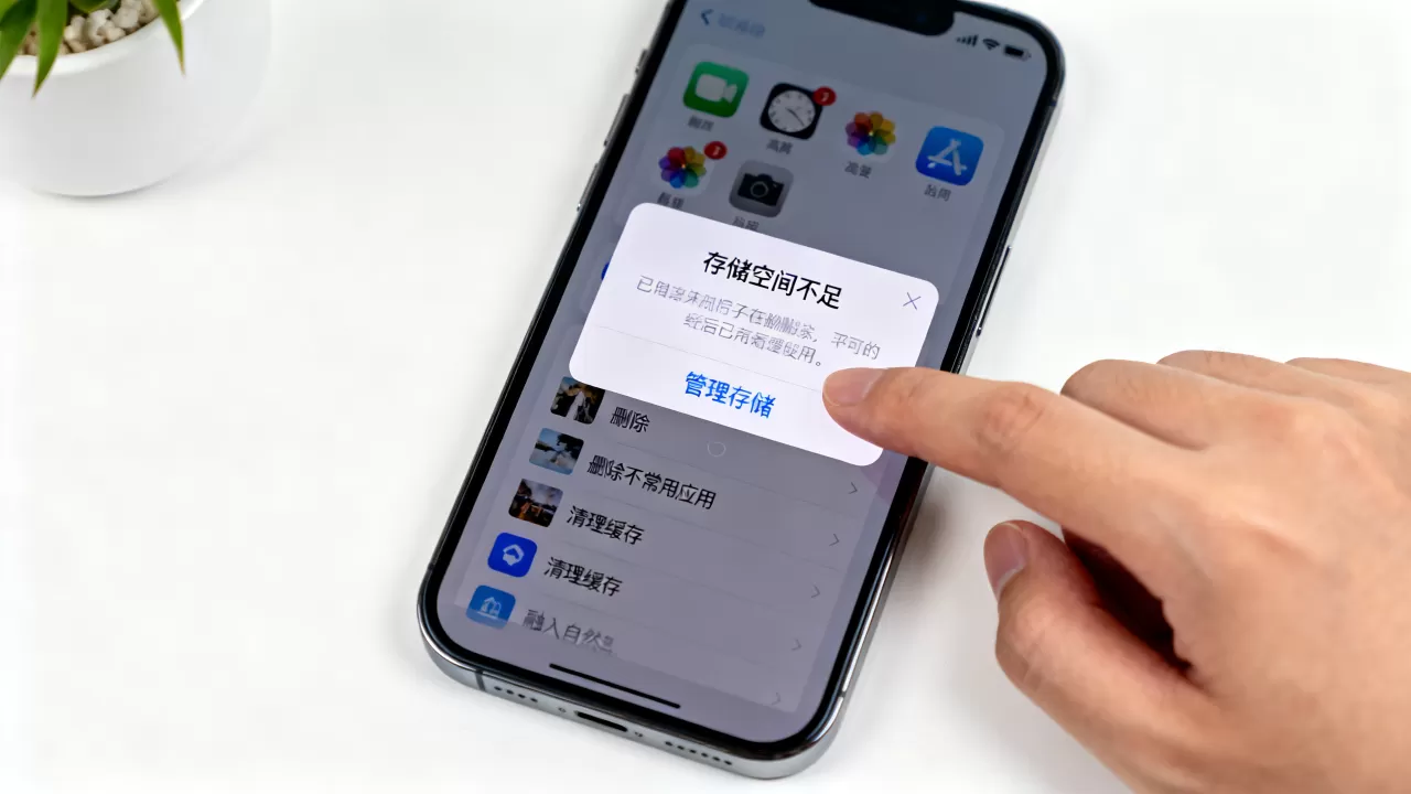 iphone系统空间不足怎么办，iphone存储空间不足