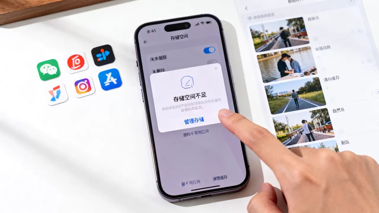 iphone系统空间不足怎么办，iphone存储空间不足