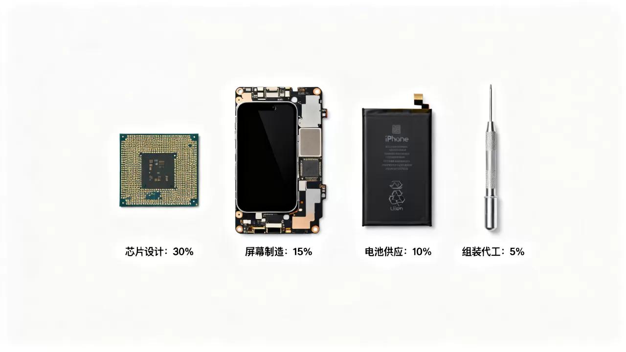 iPhone利润分配揭秘,苹果产业链利润如何分配 iPhone利润分配揭秘,苹果产业链利润如何分配