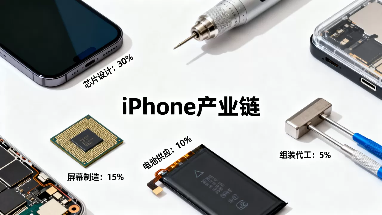 iPhone利润分配揭秘,苹果产业链利润如何分配 iPhone利润分配揭秘,苹果产业链利润如何分配