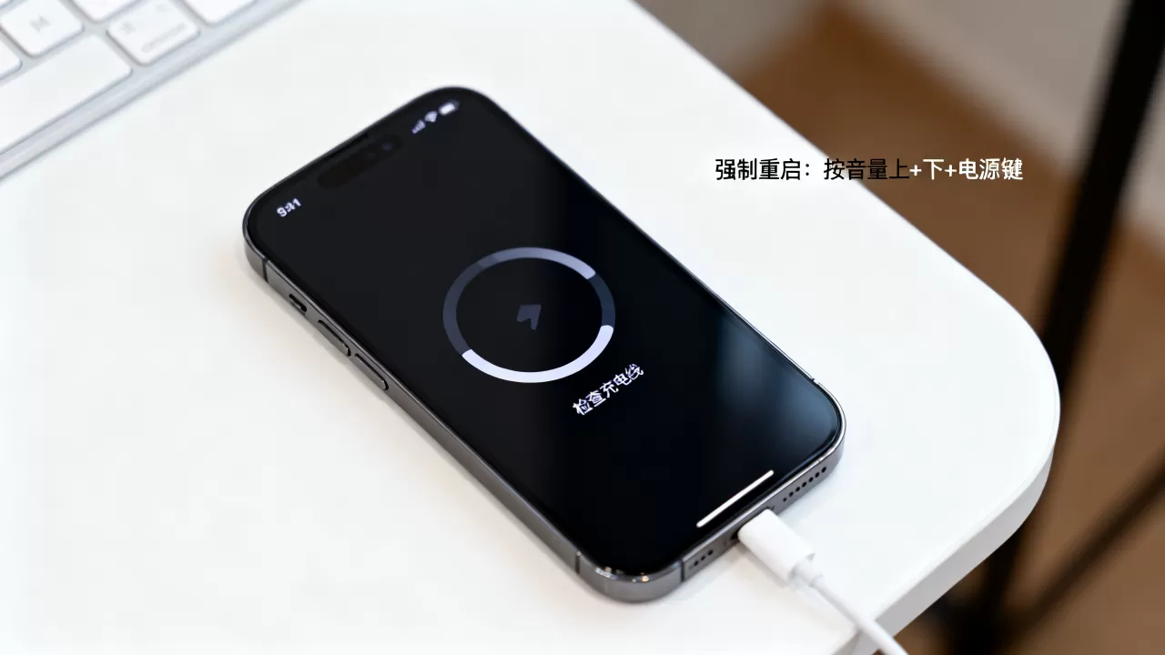 iphone突然黑屏转圈怎么办，iphone黑屏转圈解决方法