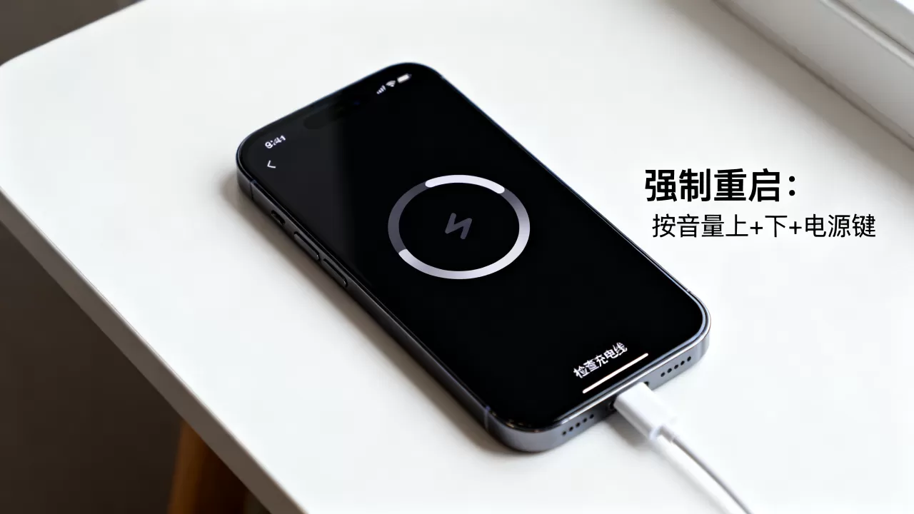 iphone突然黑屏转圈怎么办，iphone黑屏转圈解决方法