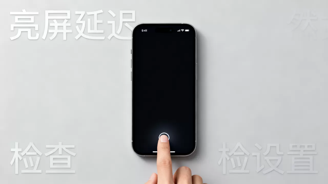 iphone亮屏延迟怎么办，iphone亮屏慢