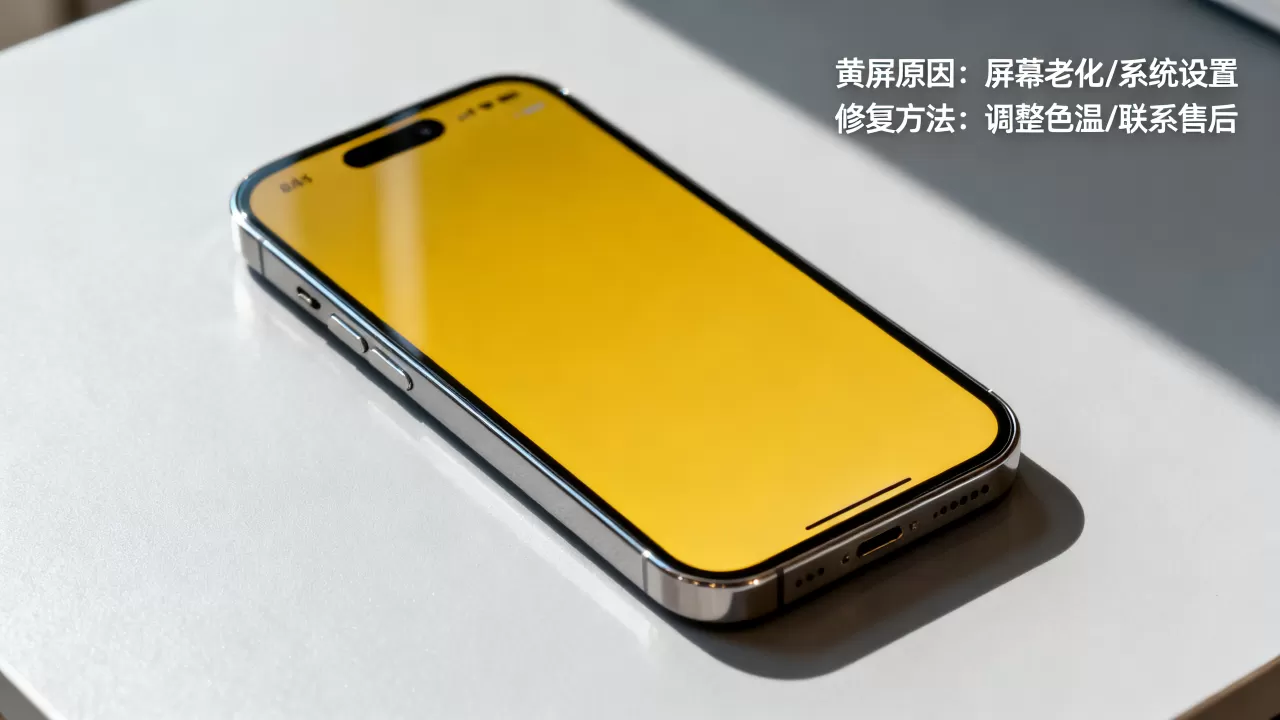 iphone手机黄屏怎么解决,长尾疑问词,黄屏原因及修复方法 iphone手机黄屏怎么解决,长尾疑问词,黄屏原因及修复方法