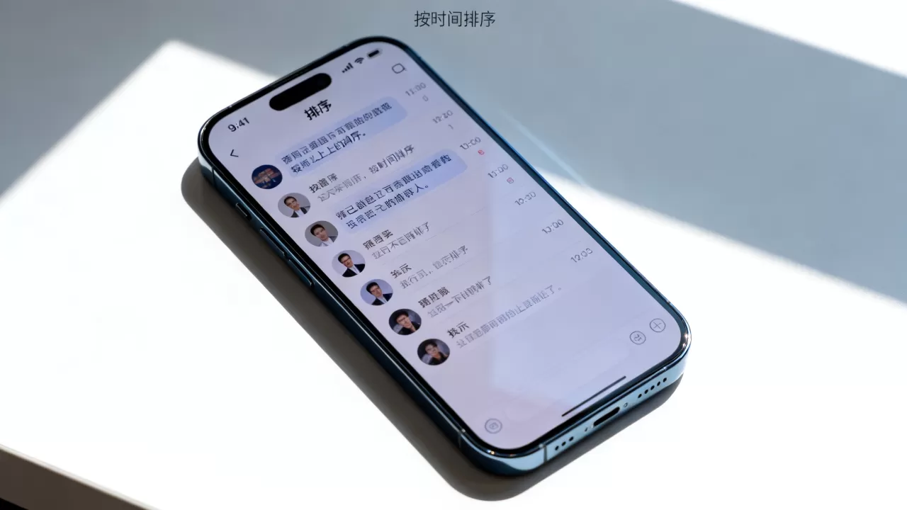 iphone短信怎么排序，iphone短信排序