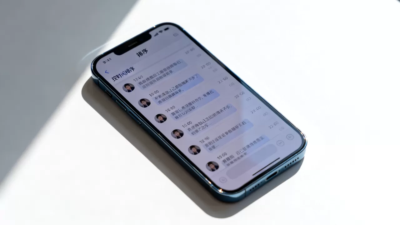 iphone短信怎么排序，iphone短信排序