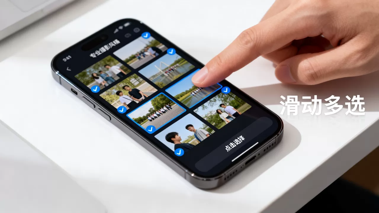 iphone怎么多选照片,iphone批量选择图片 iphone怎么多选照片,iphone批量选择图片