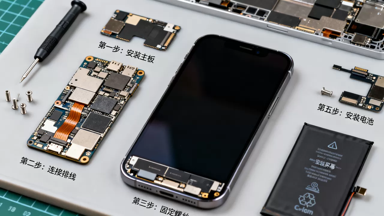 如何组装iPhone，iphone组装教程