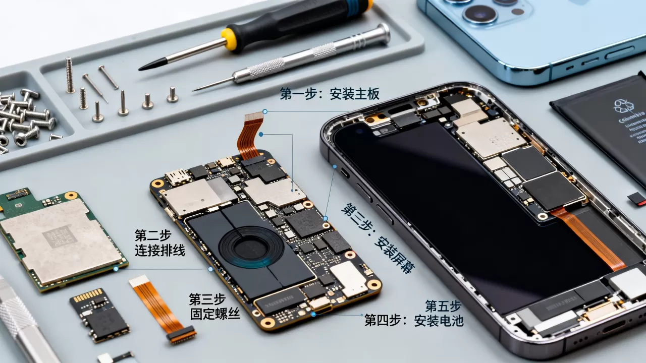 如何组装iPhone，iphone组装教程