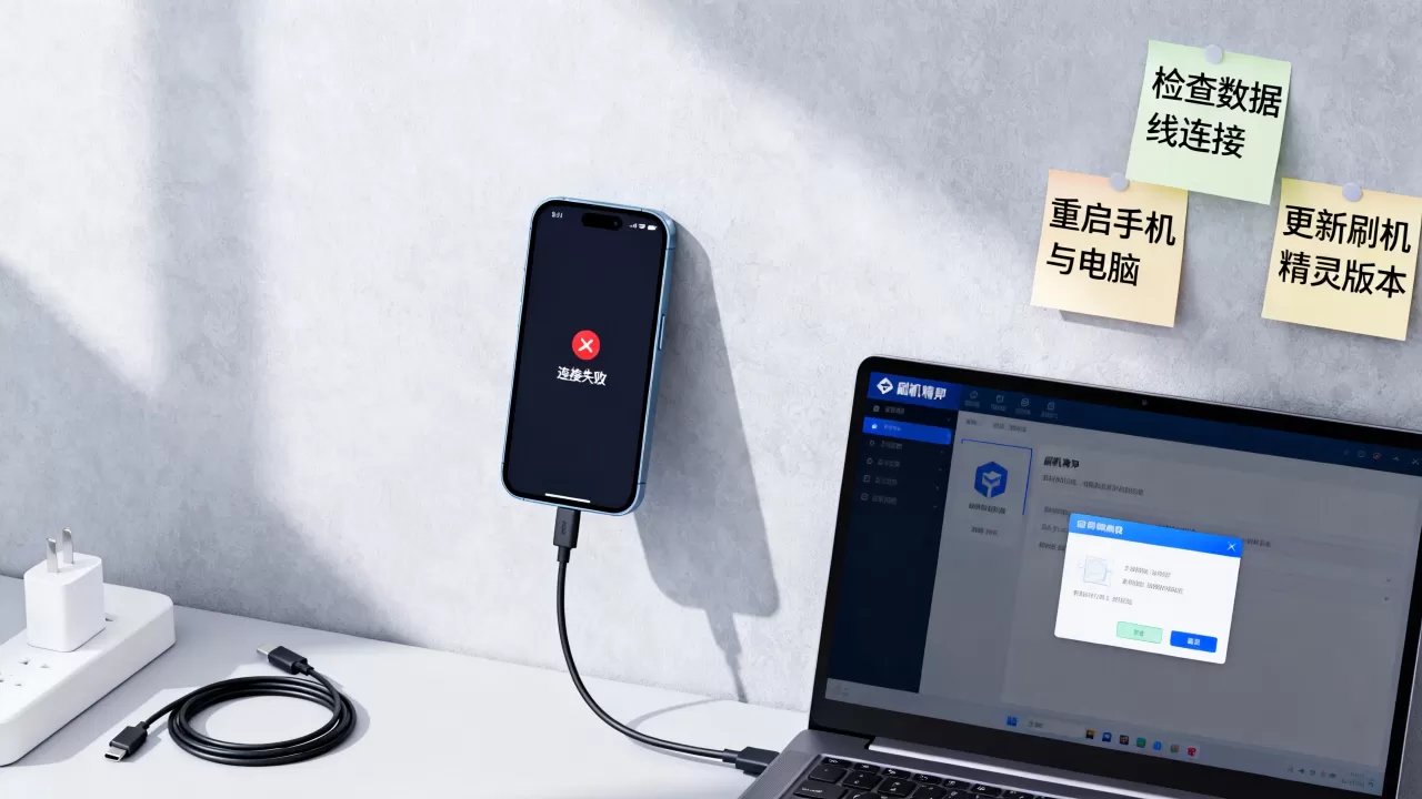 手机无法连接刷机精灵怎么办,刷机精灵连接失败解决方法 手机无法连接刷机精灵怎么办,刷机精灵连接失败解决方法