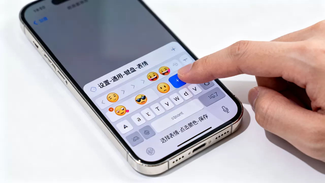 iphone表情颜色怎么改，iphone表情颜色