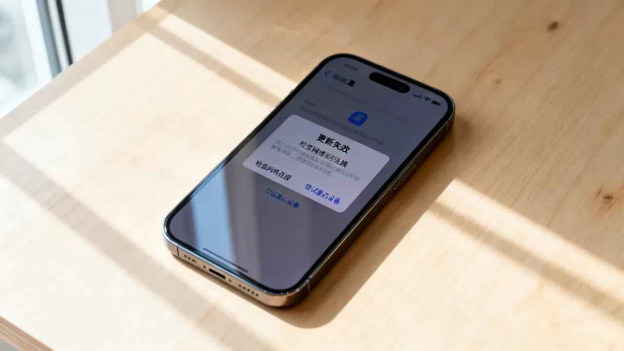 港版iPhone更新失败怎么办，港版iPhone更新