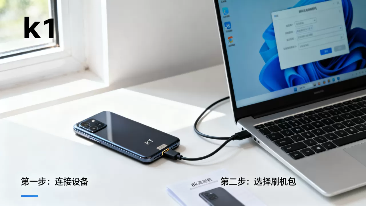 k1刷机视频，k1手机刷机教程