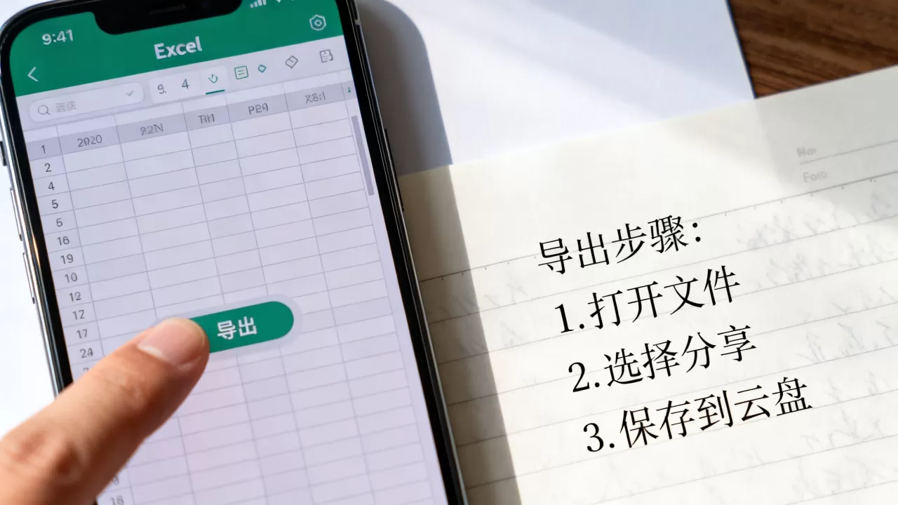iPhone怎么导出Excel表格，苹果手机Excel文件导出方法