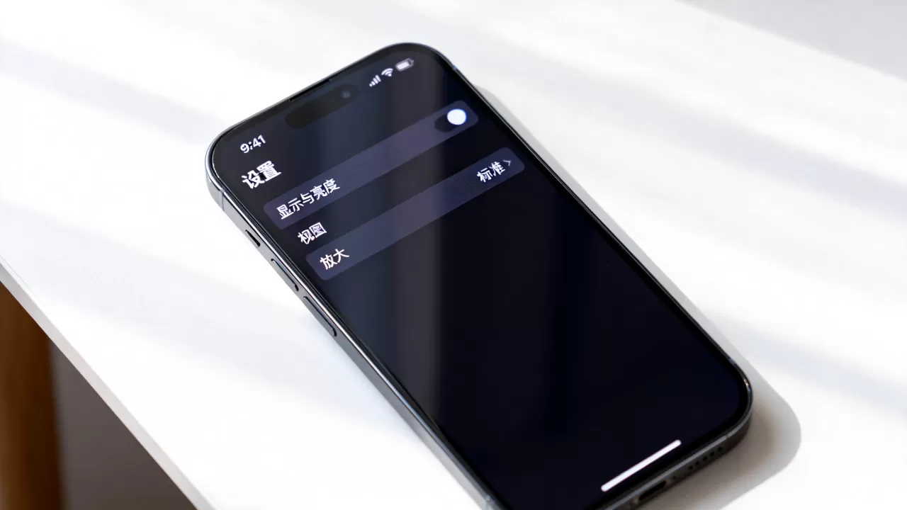 iphone界面变小怎么调大，iphone屏幕显示太小