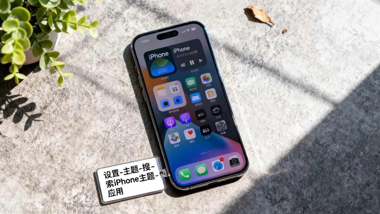 华为iphone主题怎么用，华为iphone主题