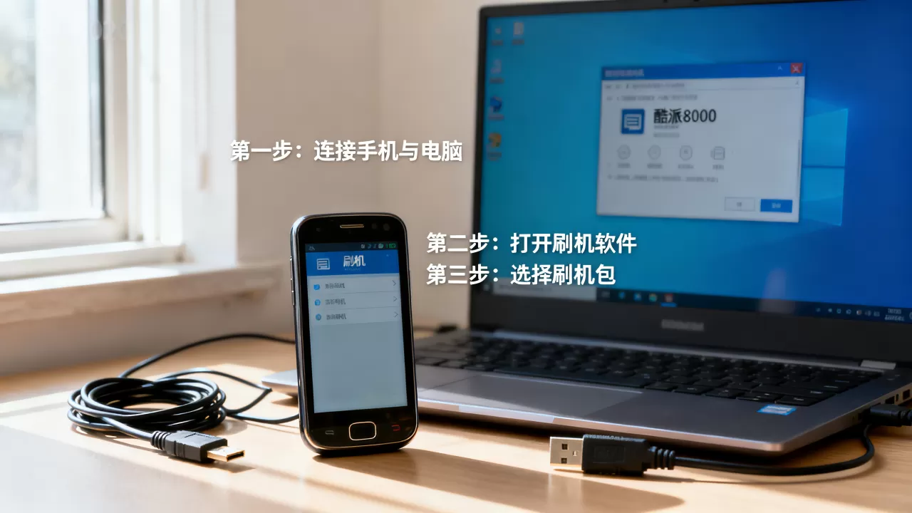 酷派8020刷机教程，酷派8020怎么刷机？