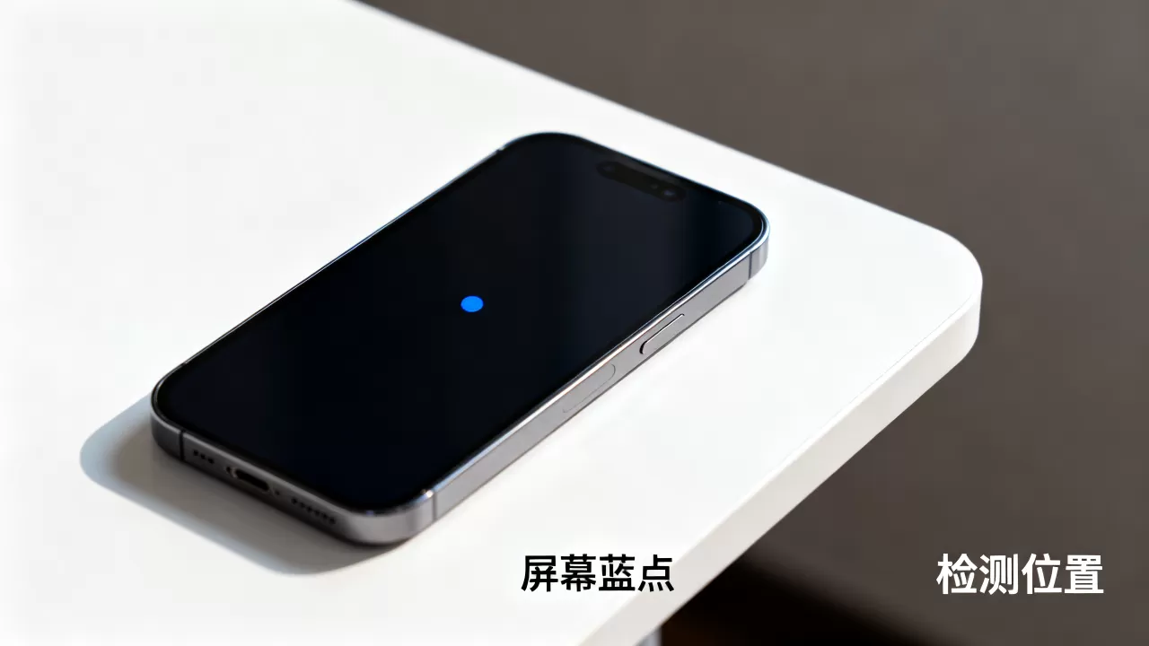 iPhone屏幕出现蓝点是怎么回事,iPhone屏幕蓝点 iPhone屏幕出现蓝点是怎么回事,iPhone屏幕蓝点