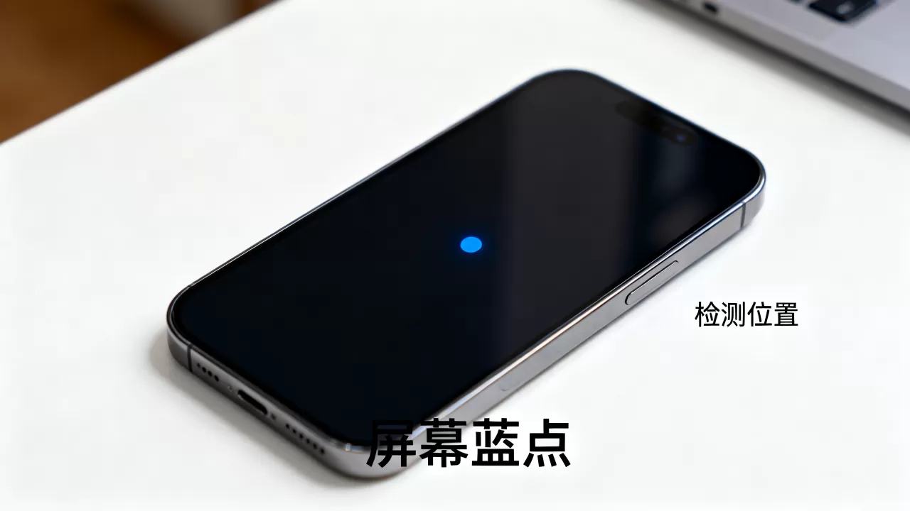 iPhone屏幕出现蓝点是怎么回事,iPhone屏幕蓝点 iPhone屏幕出现蓝点是怎么回事,iPhone屏幕蓝点