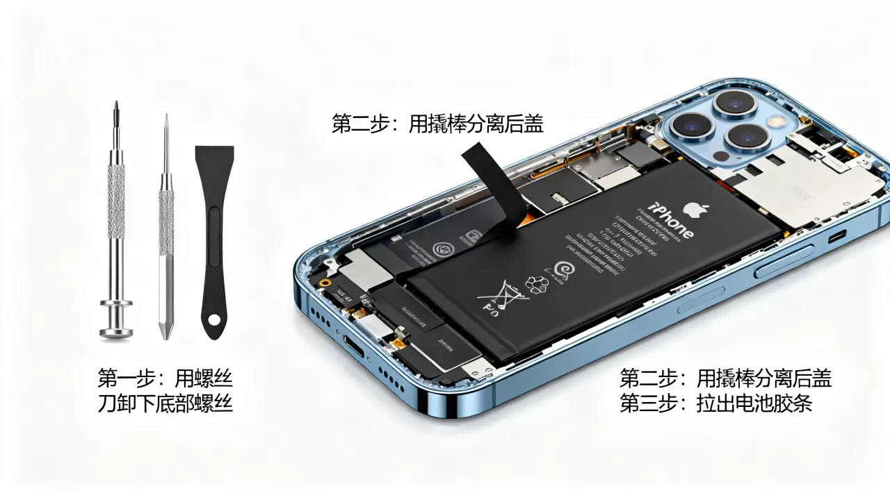 iphone电池拆卸教程,iphone电池拆卸工具 iphone电池拆卸教程,iphone电池拆卸工具