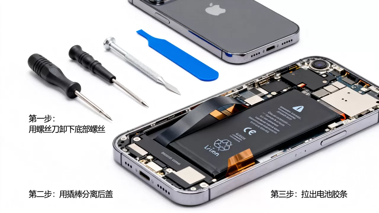iphone电池拆卸教程,iphone电池拆卸工具 iphone电池拆卸教程,iphone电池拆卸工具