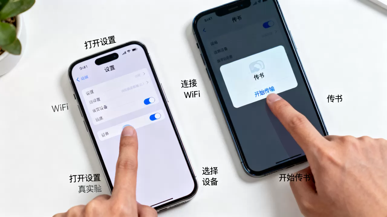 iphone wifi传书怎么操作，iphone wifi传书