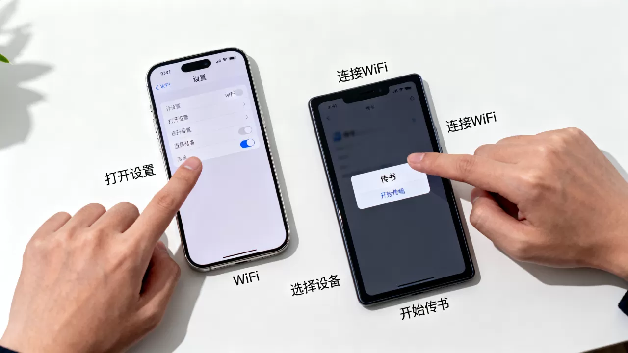 iphone wifi传书怎么操作，iphone wifi传书