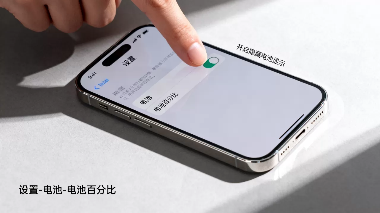 iphone隐藏电池怎么设置，iphone隐藏电池