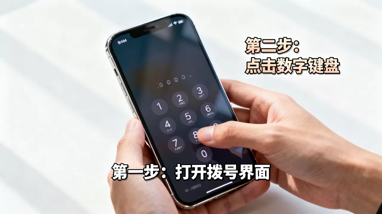 iphone怎么输入号码，iphone输入号码