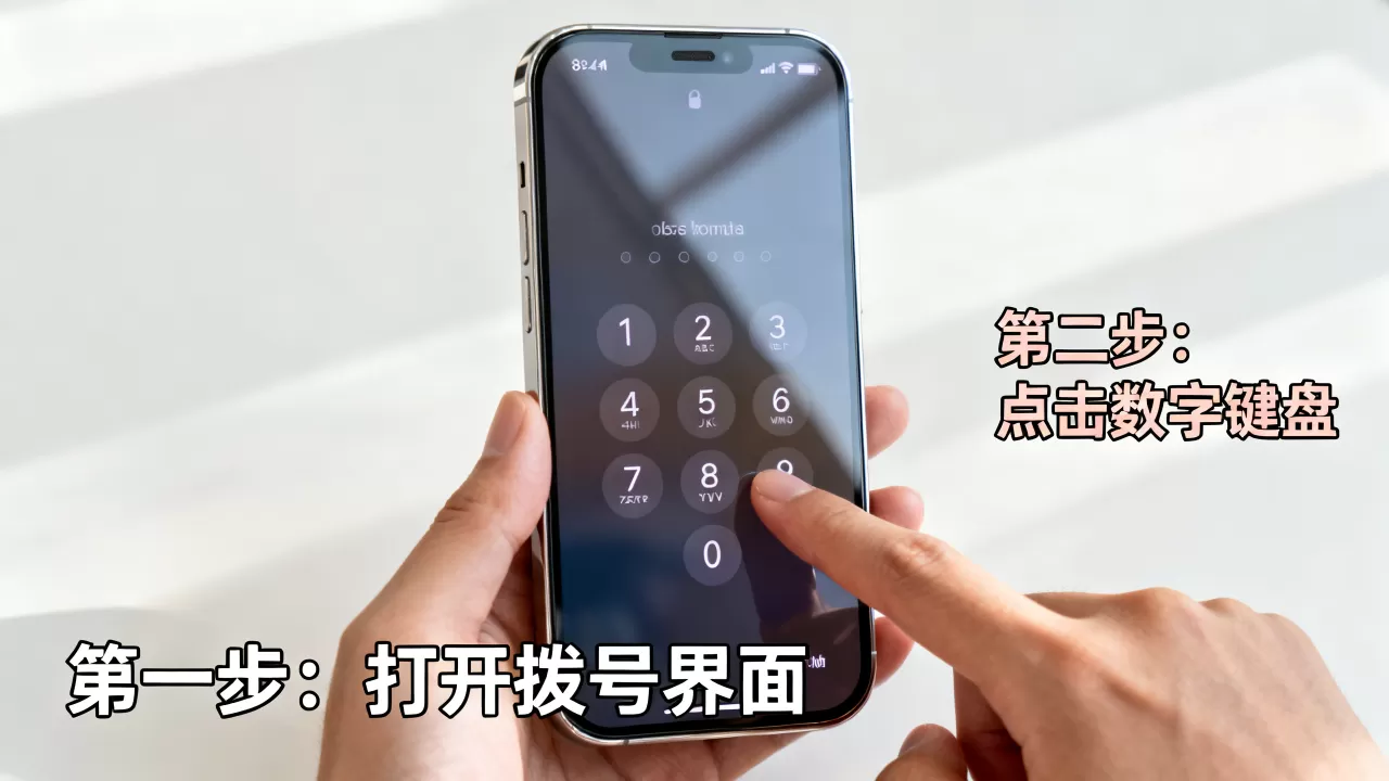 iphone怎么输入号码，iphone输入号码