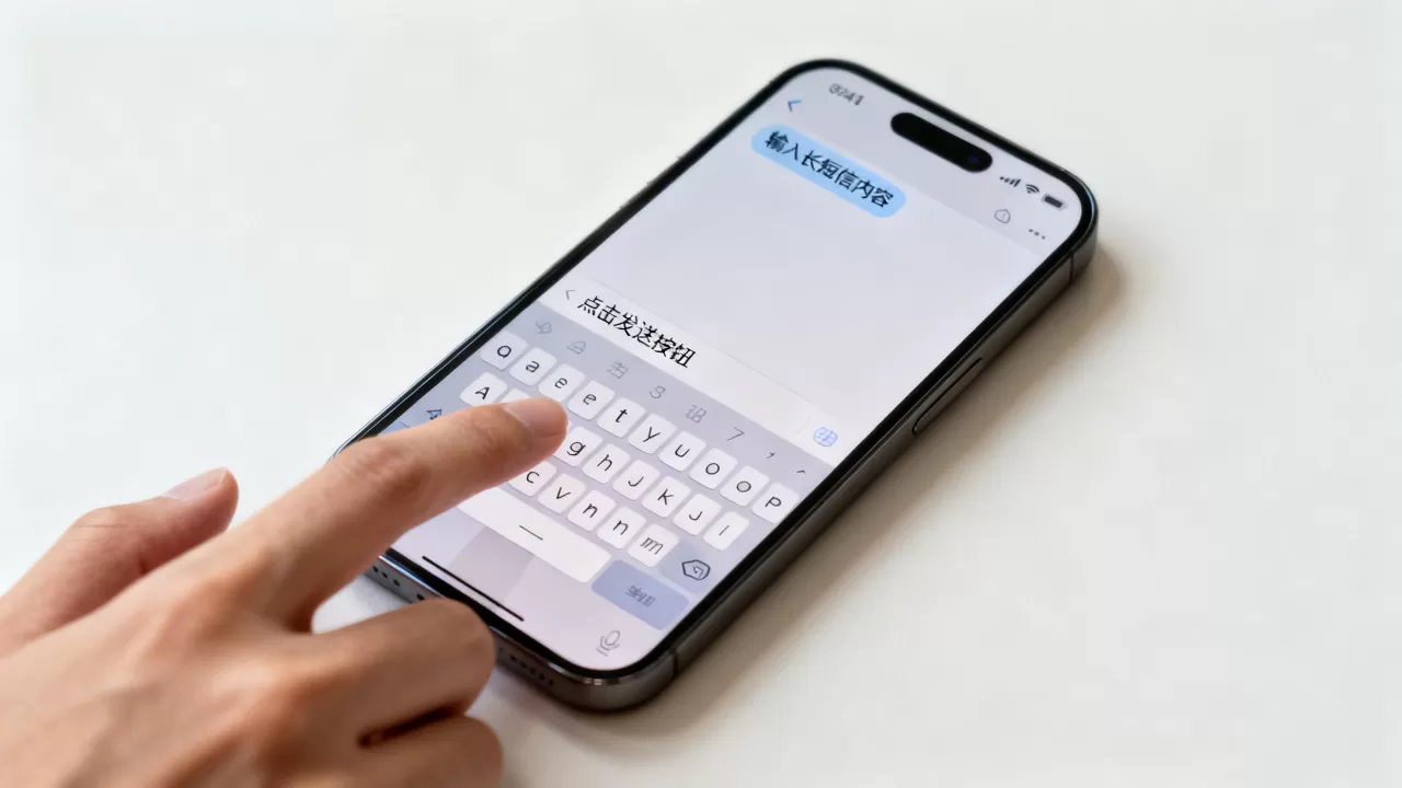 iphone长短信怎么发，iphone长短信发送方法