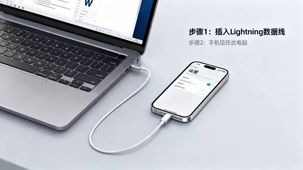 iphone怎么连接word，iphone连接word