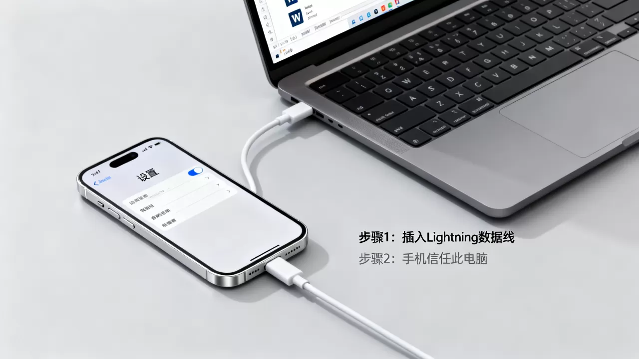 iphone怎么连接word，iphone连接word