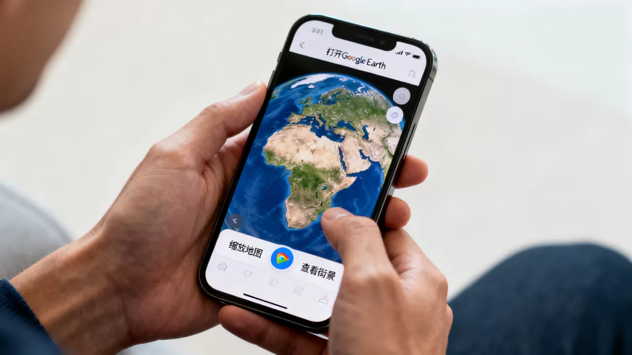 Google Earth iPhone怎么用,Google Earth手机版 Google Earth iPhone怎么用,Google Earth手机版