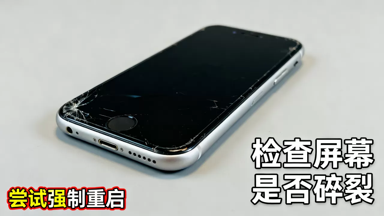 iphone翻滚了怎么办，iphone屏幕摔黑
