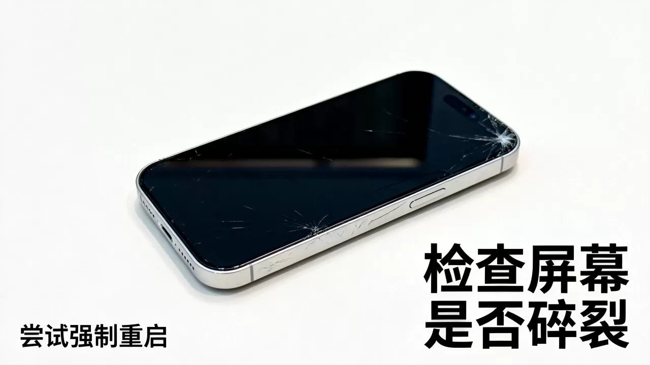 iphone翻滚了怎么办，iphone屏幕摔黑