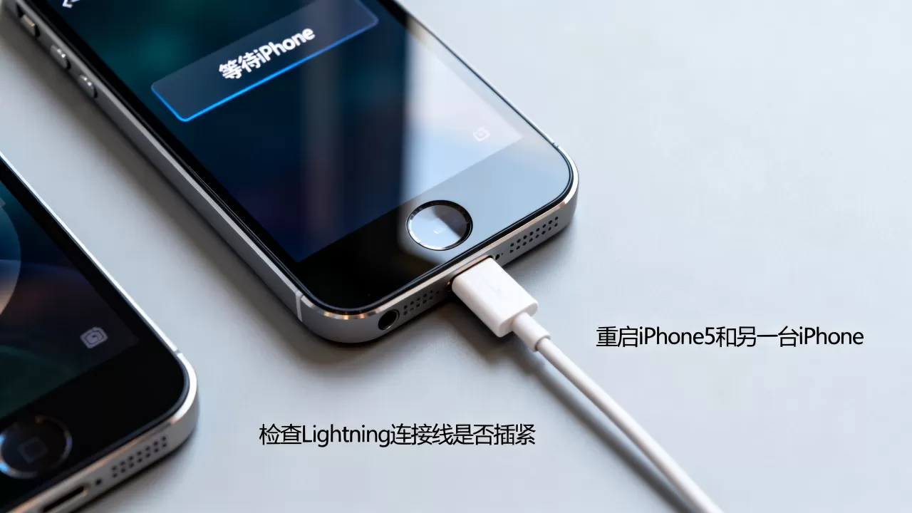 iPhone5正在等待iPhone,iPhone5等待连接怎么解决 iPhone5正在等待iPhone,iPhone5等待连接怎么解决