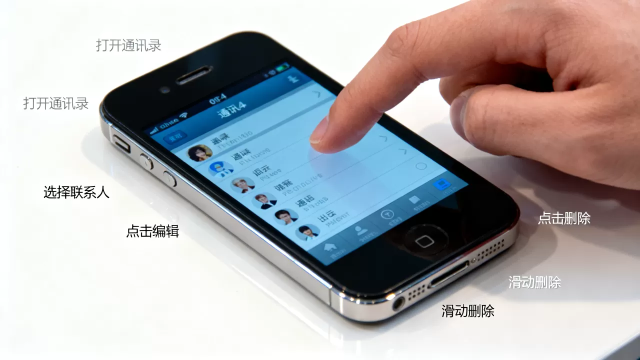 iphone4怎么删除联系人,iphone4删除联系人方法 iphone4怎么删除联系人,iphone4删除联系人方法
