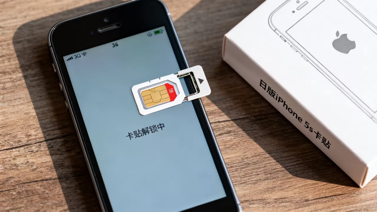 日版iphone5s卡贴3G能用吗，iphone5s卡贴3G解锁教程