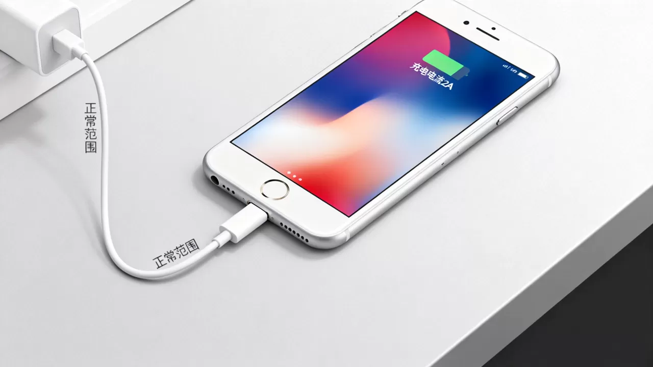 iphone7plus充电2A正常吗，iphone7plus充电电流