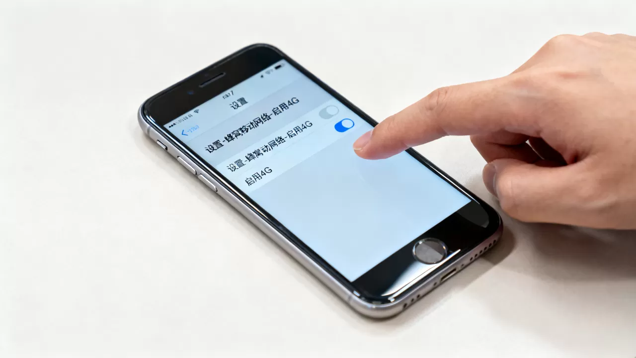iphone7怎么设置4g，iphone7如何开启4g网络