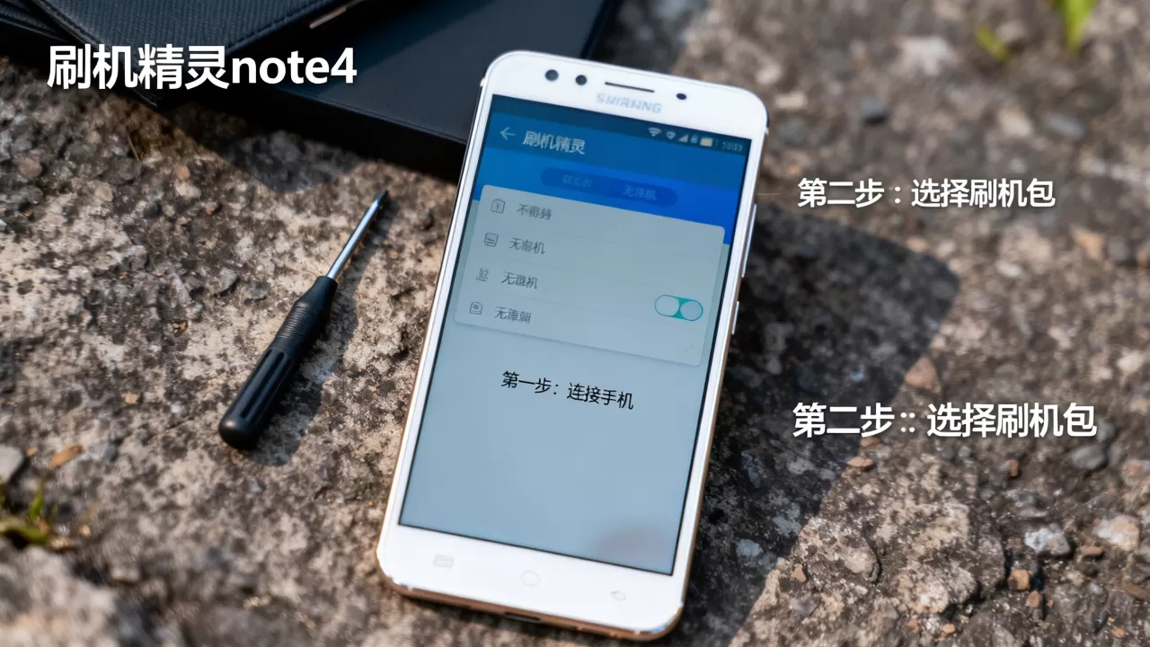 刷机精灵note4怎么用，刷机精灵note4