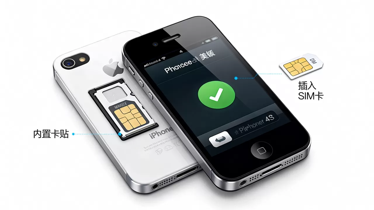 美版iphone4s内置卡贴怎么解锁？iphone4s卡贴机教程