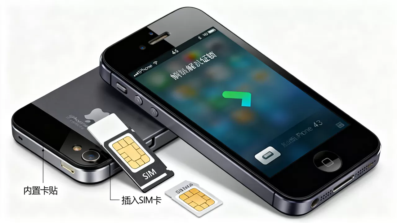 美版iphone4s内置卡贴怎么解锁？iphone4s卡贴机教程