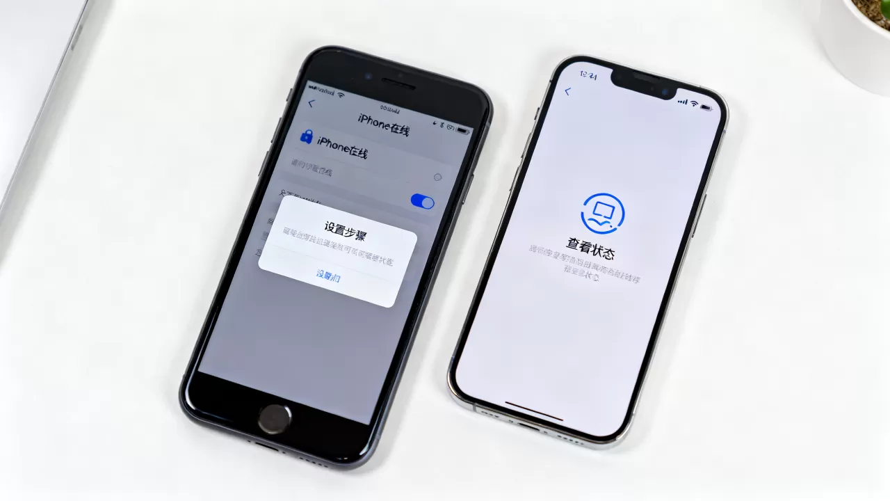 怎么让安卓手机显示iphone在线，安卓手机如何查看iPhone在线状态