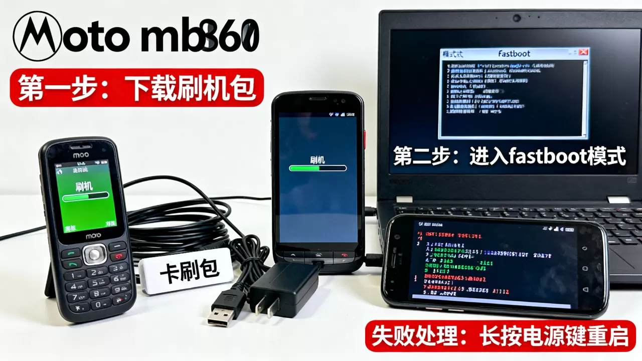 moto mb860刷机教程，moto mb860刷机失败怎么办