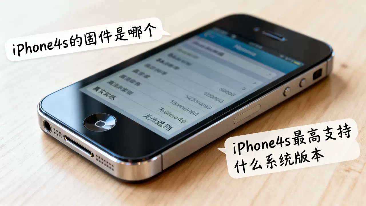 iphone4s的固件是哪个，iphone4s最高支持什么系统版本